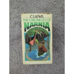 The Chronicles of Narnia: BOX SET Complete 1-7 C.S. Lewis Vintage 1970 Paperback